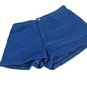 American Apparel Women Shorts 29 High Waist Denim